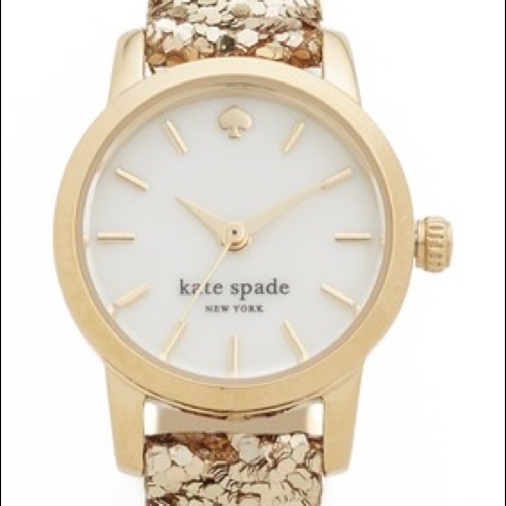 NWT Kate Spade Gold Glitter Watch 💢🔆